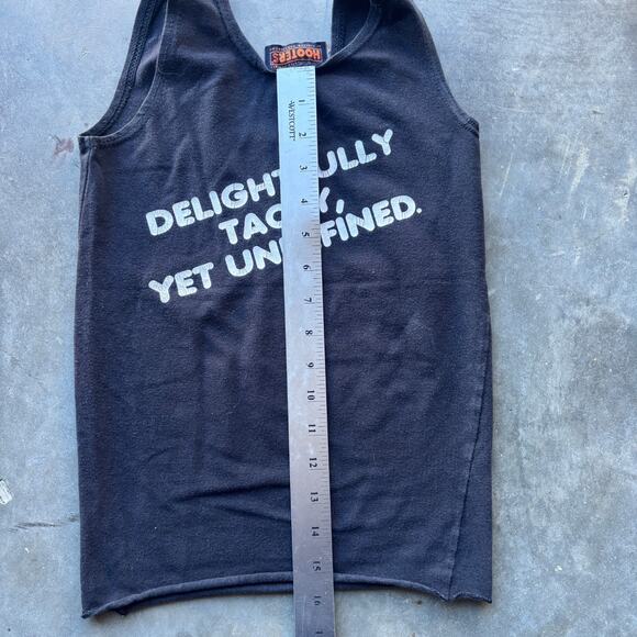 Hooters Uniform Set Tank Top & Shorts PENSACOLA, FL Women's Size XS Black - Picture 9 of 15